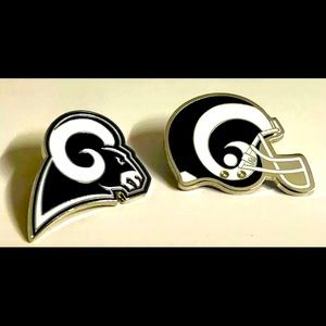 Los Angeles Rams Pin Set (set of 4). 2 of each